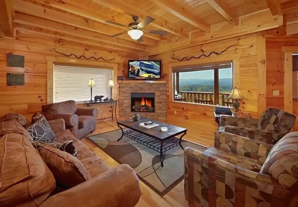 Large open Living Room with room for everyone