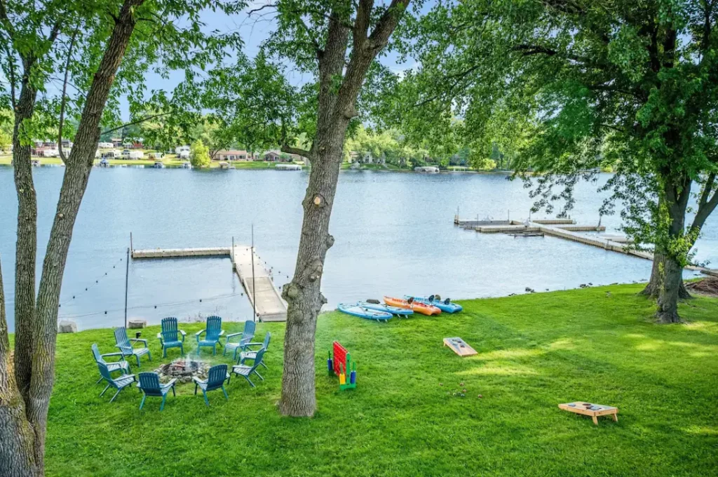 large yard where kids can play