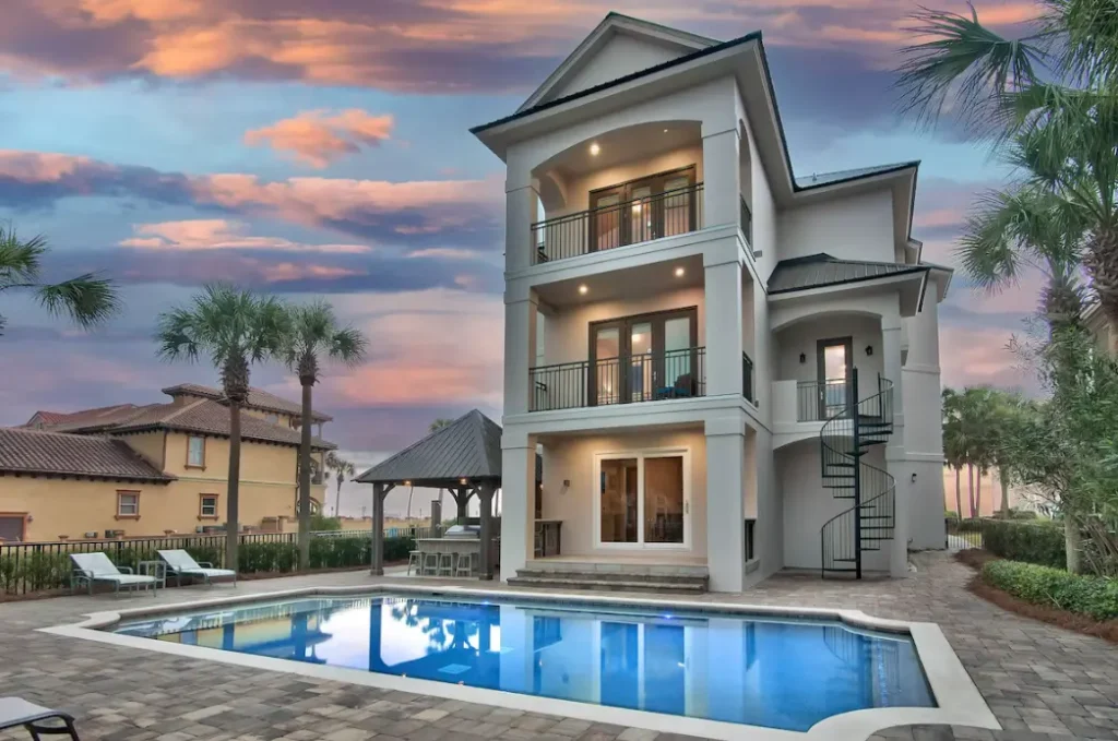 Watch Magnificent Sunsets From Your Pool Oasis