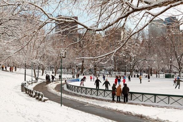 Best Ice Skating in Boston Featured Image