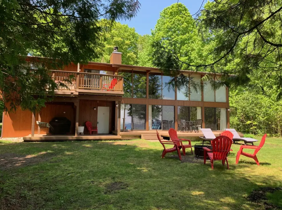Beach/Bay View of Home