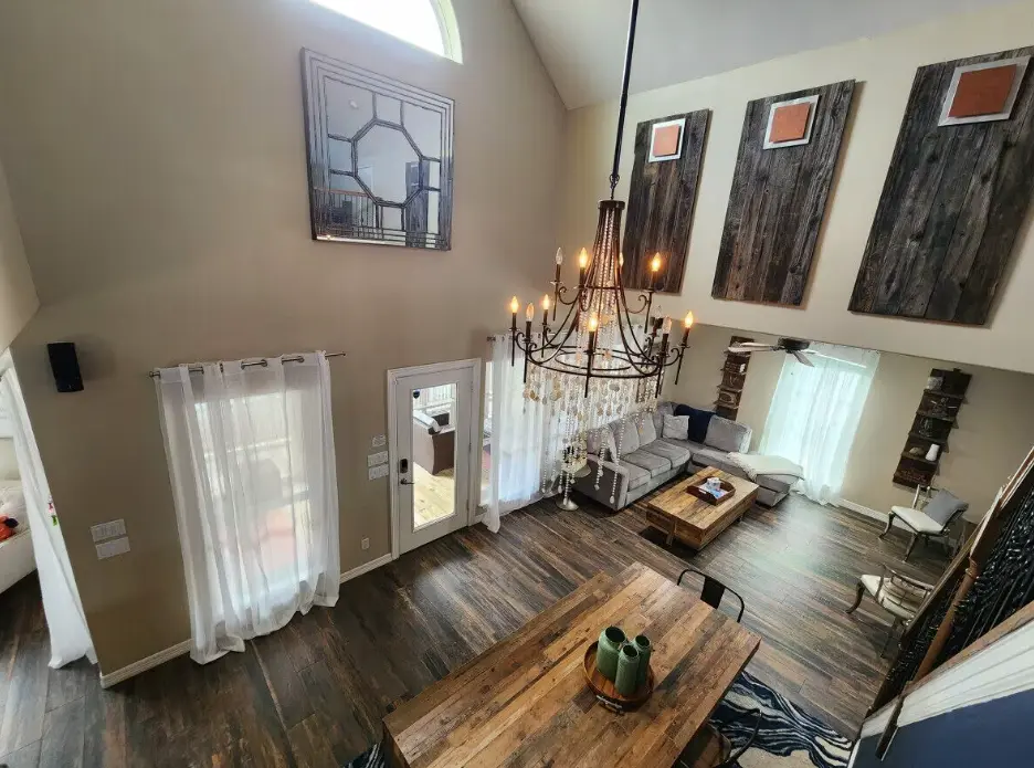 Relaxing living area