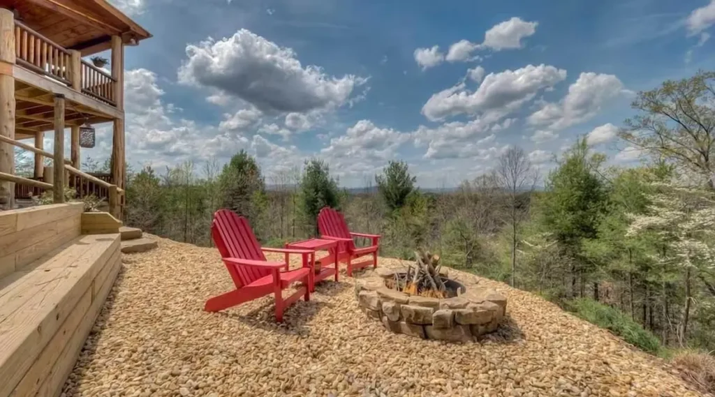 Property grounds with stunning views