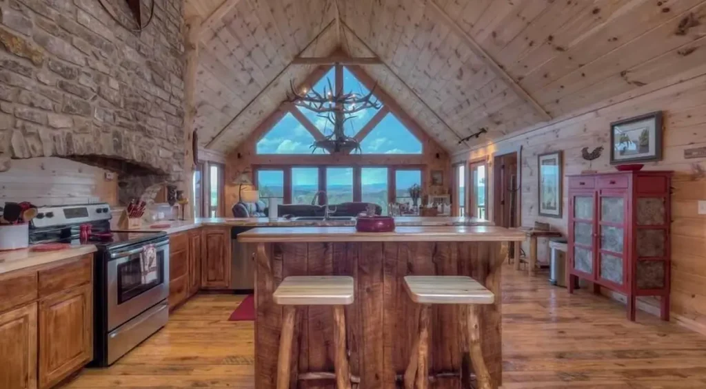 Interior design of Cloud Top Cabin