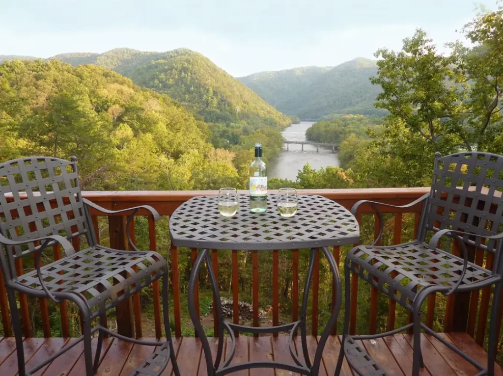 Stunning views outside of River Magic