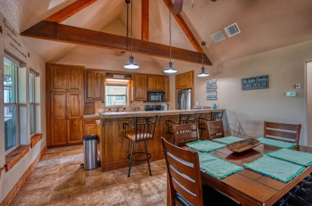 Medina lake home kitchen