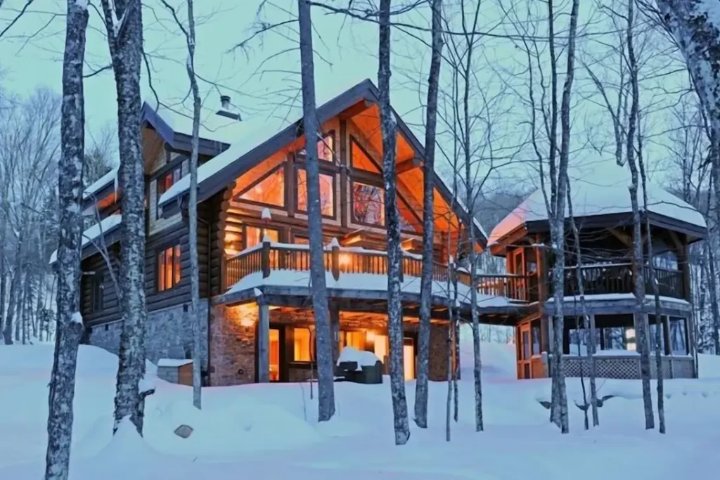 Exterior detail of the cabin