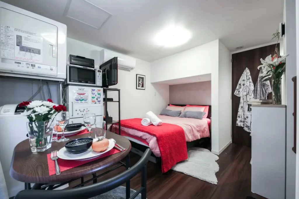 Self-contained interior layout