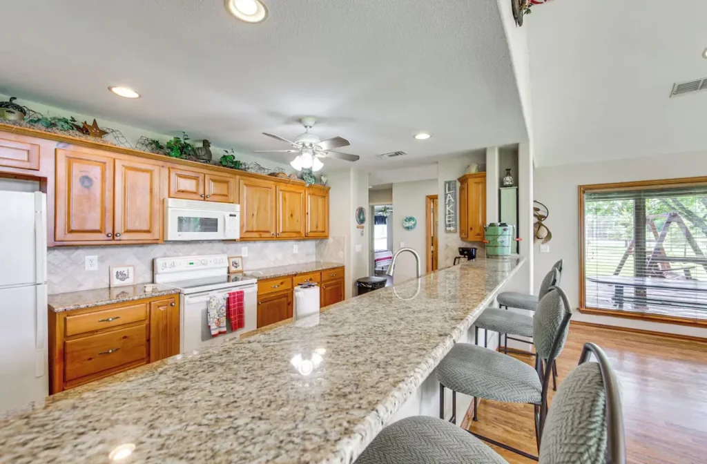Rhodes retreat kitchen area