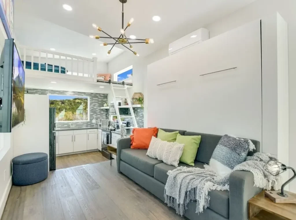Interior design of Tree House Tiny Home