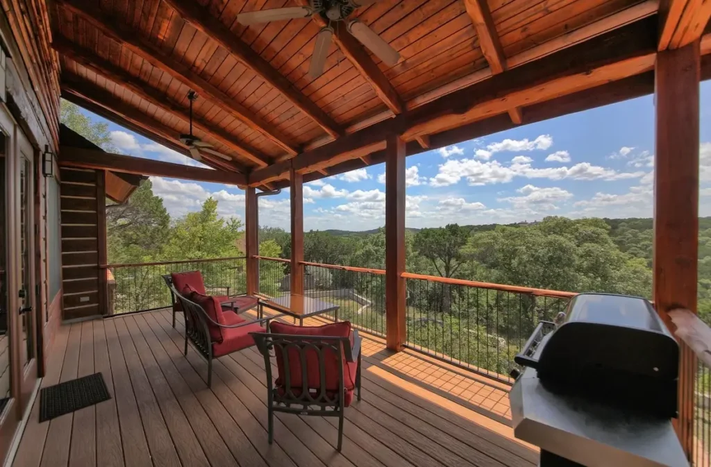View from back deck