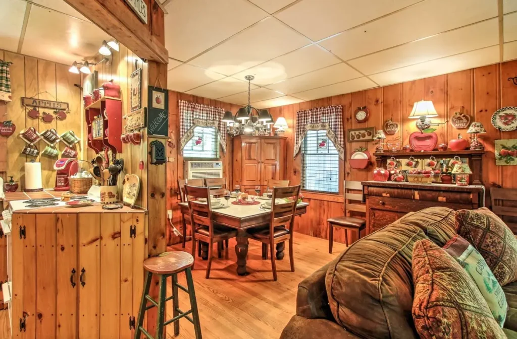 Kitchen and dining area