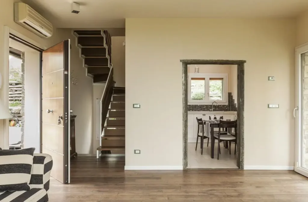 Inside of an Independent panoramic villa