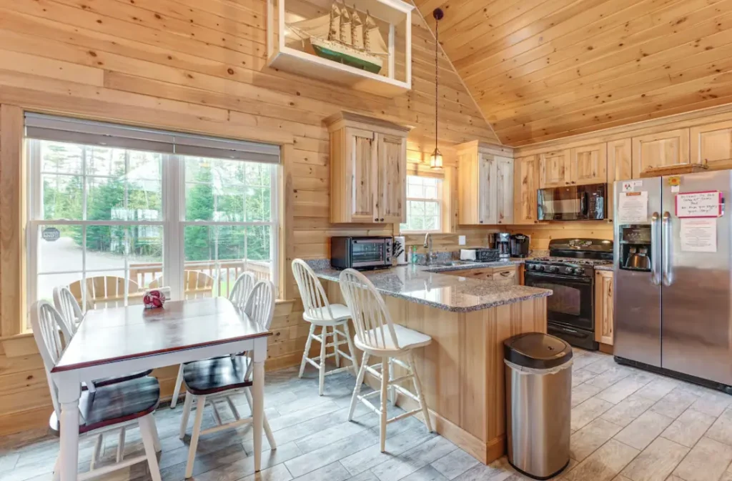 Kitchen and dining area