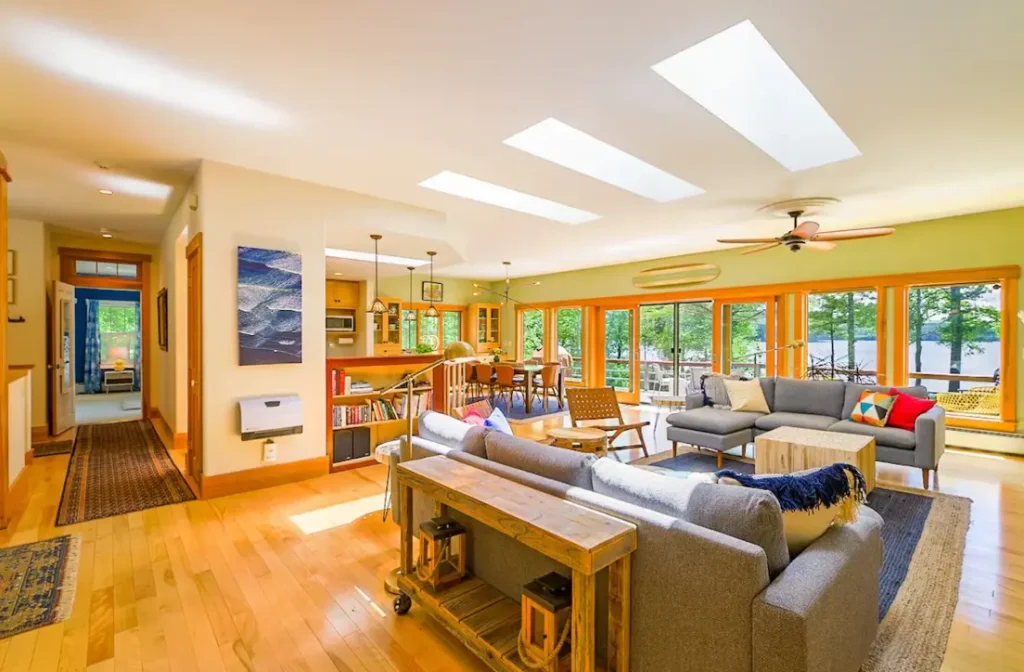 Main floor living room from second master doorway