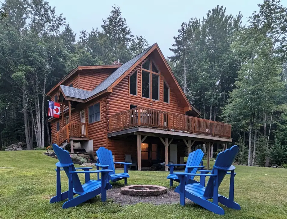 Exterior design with fire pit