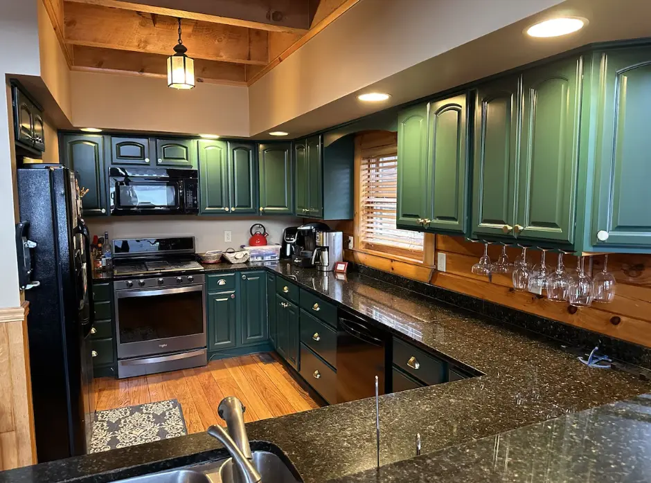 Kitchen cabinets that have been redo 2024