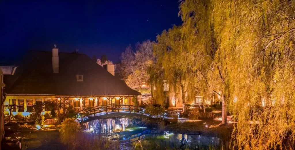 Monet Garden at night