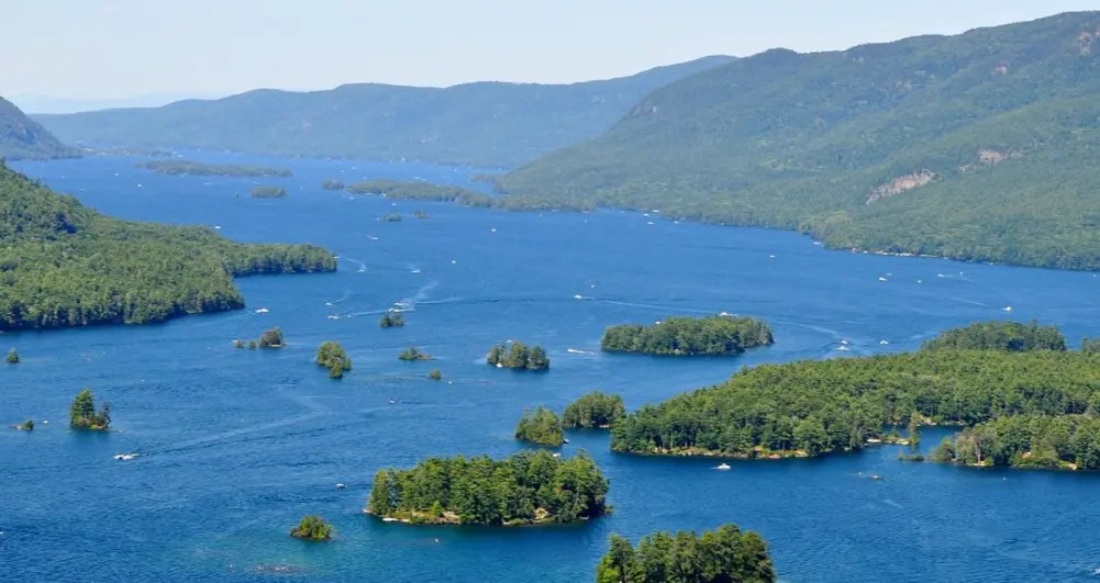 Lake George from above