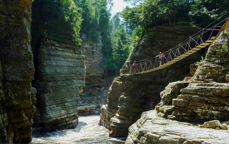 Adventure Trail in Ausable Chasm