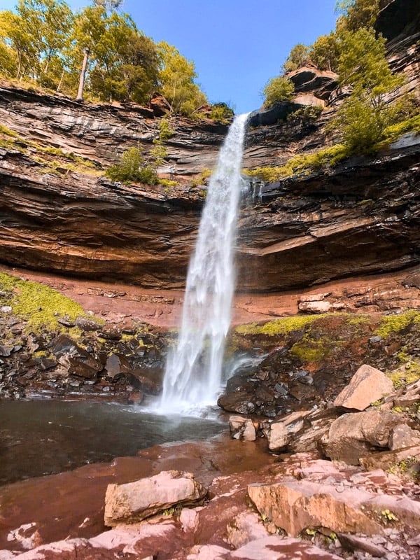 Iconic Catskills waterfall