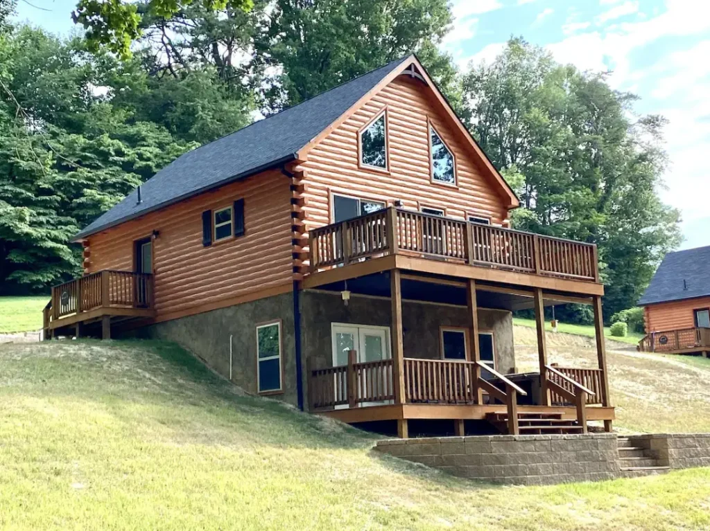 View from the front yard