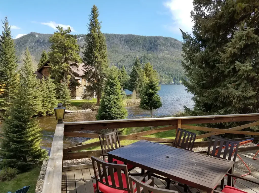 Grand Lake view from the roof deck