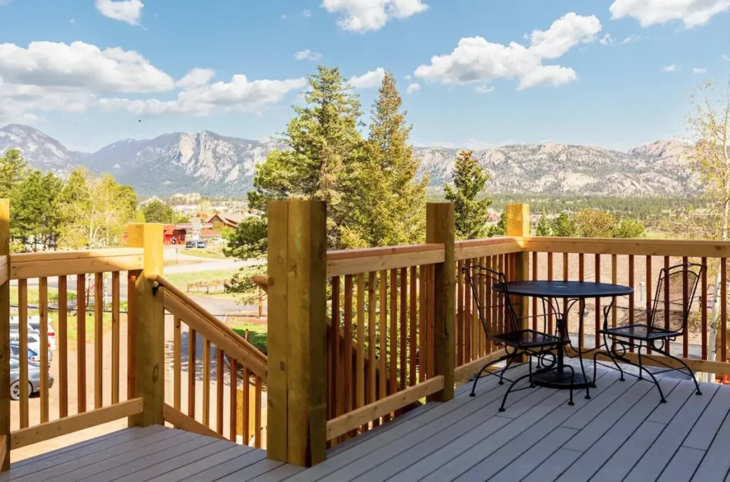 Patio with stunning view