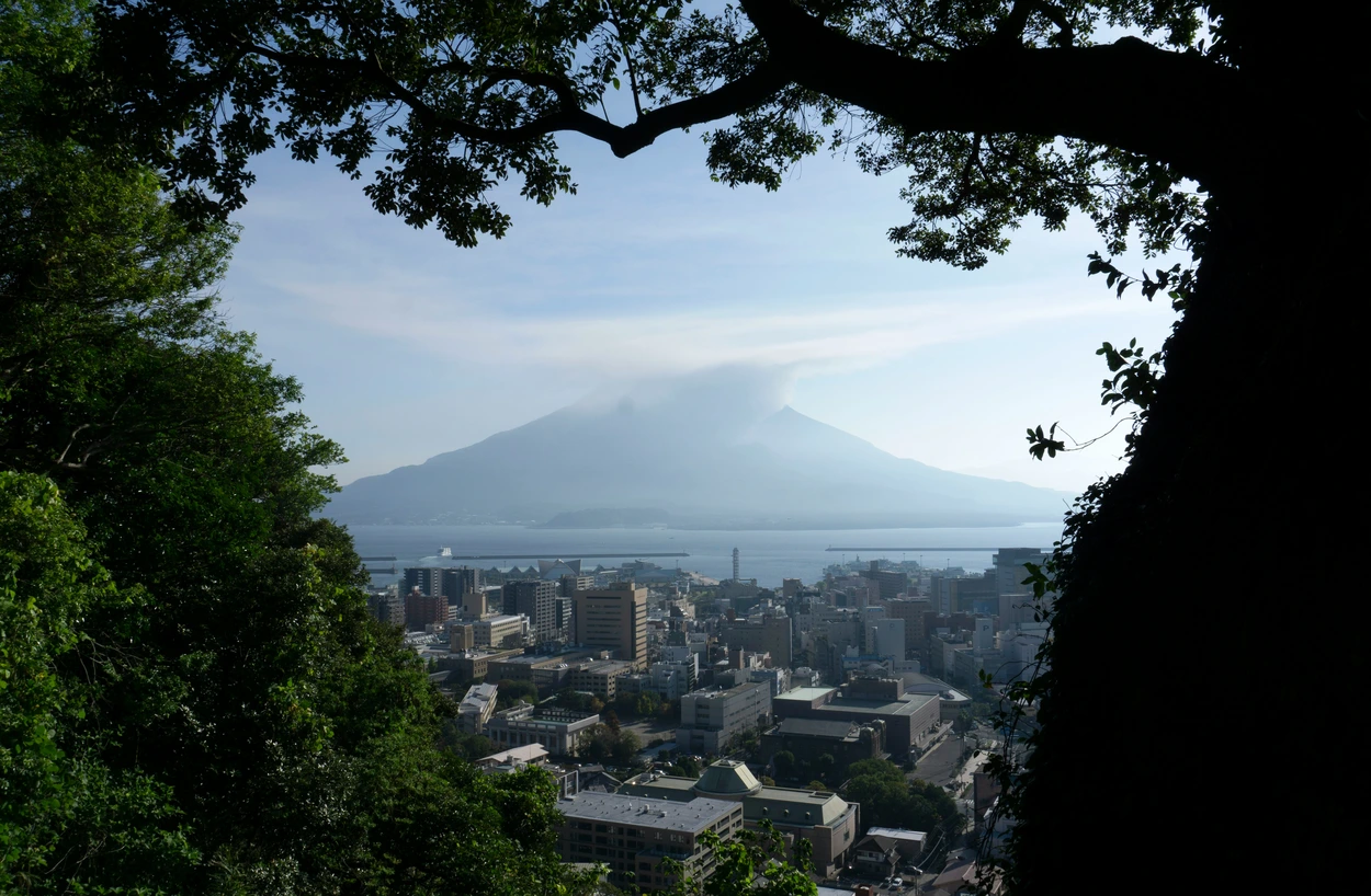 Kagoshima is the best airport for off the beaten path Japan with an active volcano just a ferry ride away.