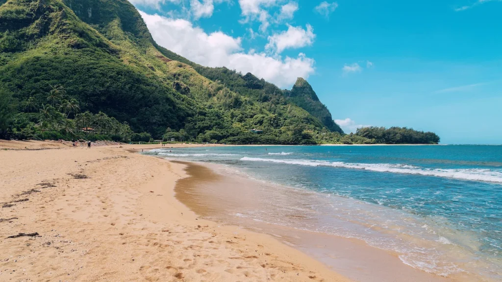Tunnels Beach in Kauai, Hawaii