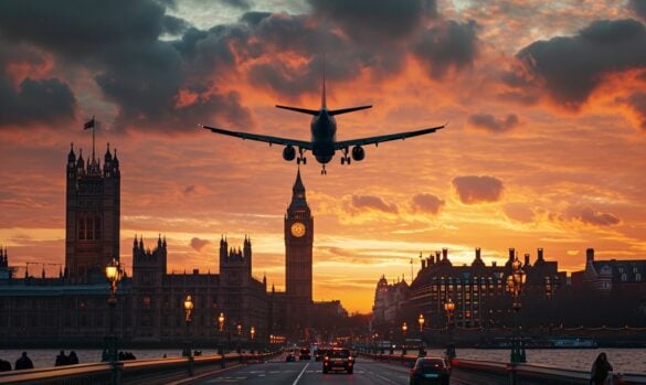 Airlines that fly to London from the USA