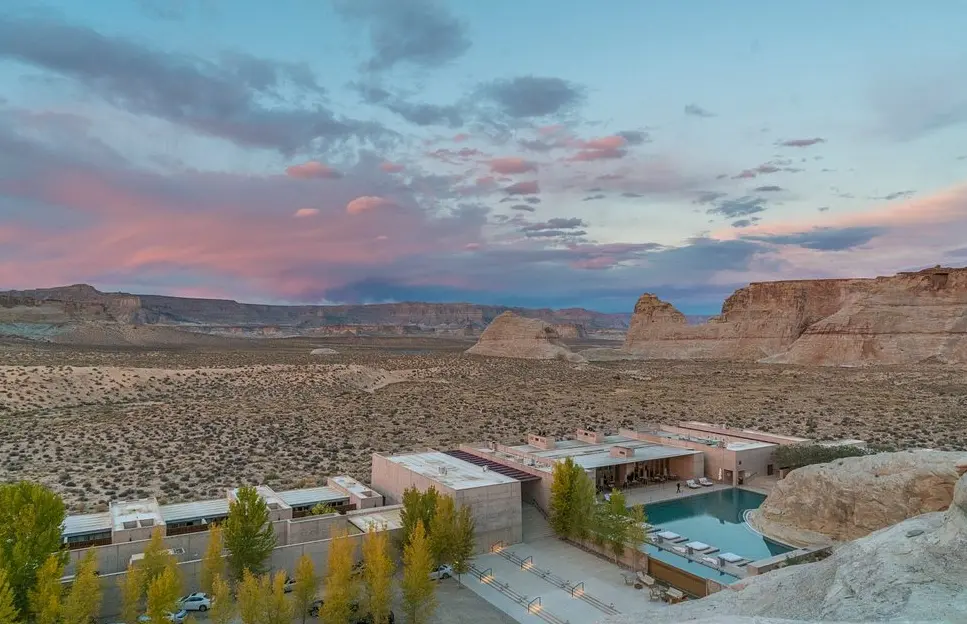 Amangiri view from above