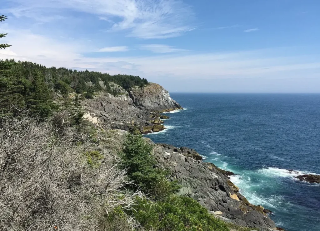 Rocky headlands of Monhegan Island