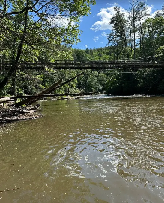 Toccoa River Swinging Bridge