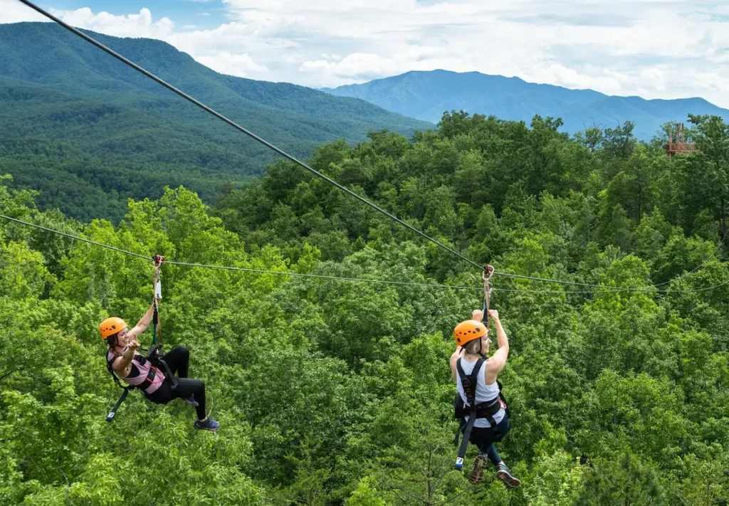 Mountaintop Zipline Activity