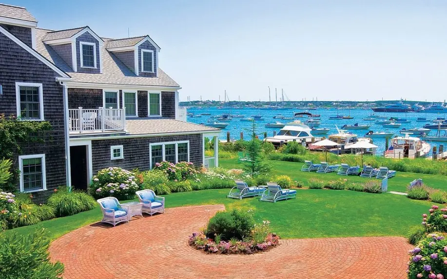 Waterfront house with views
