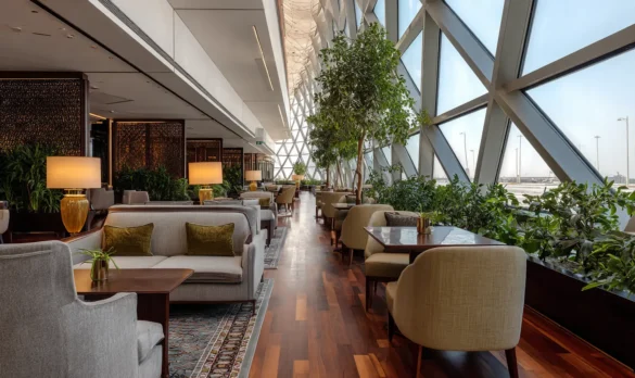 Beautiful Airport Lounge in Middle East