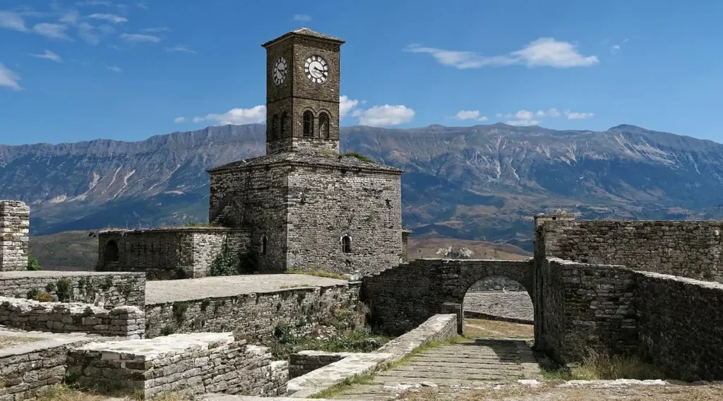 Clock Tower inside Gjirokastër Fortress