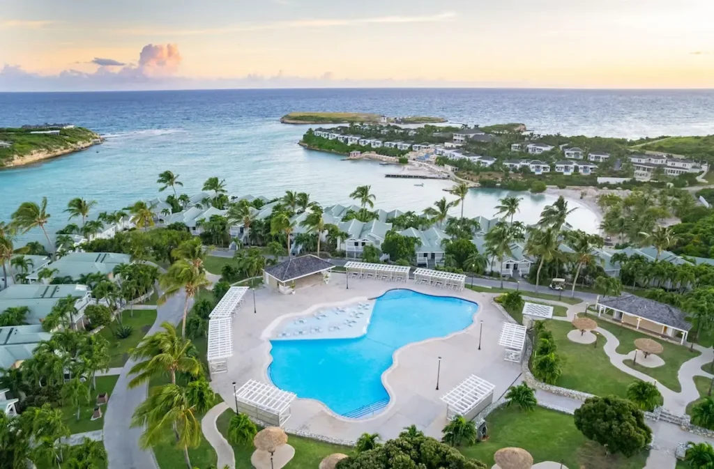 Aerial view of The Verandah Antigua