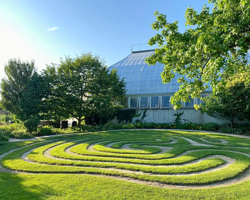 The Labryinth in our outdoor gardens