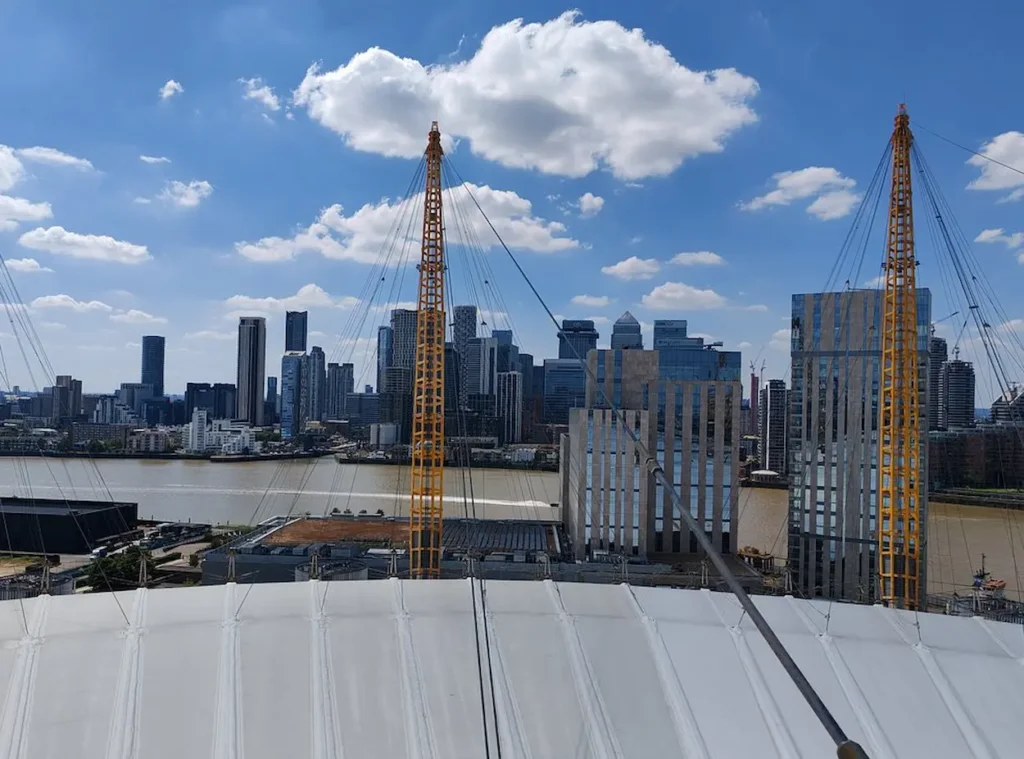 Up in the The O2 Arena