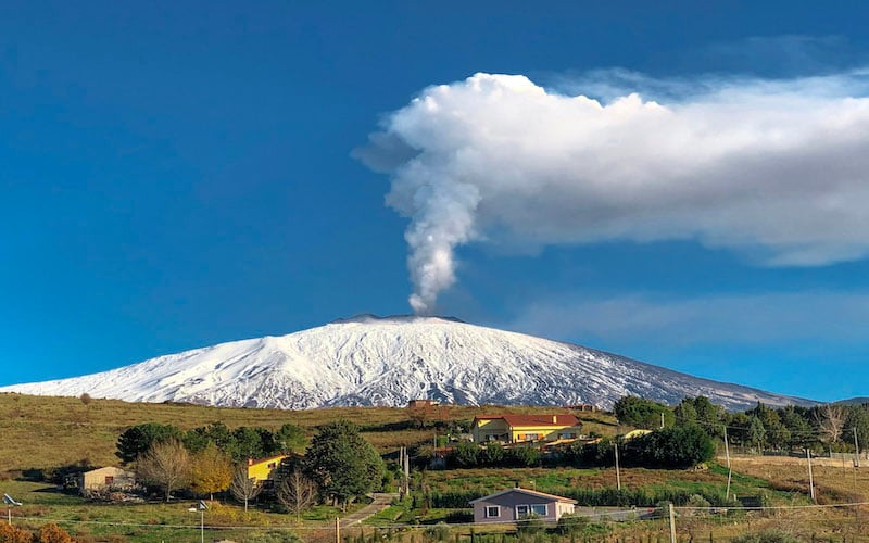 Mount Etna is Europe's towering volcanic masterpiece.