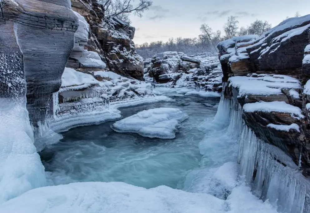 Morning hike in Abisko National Park