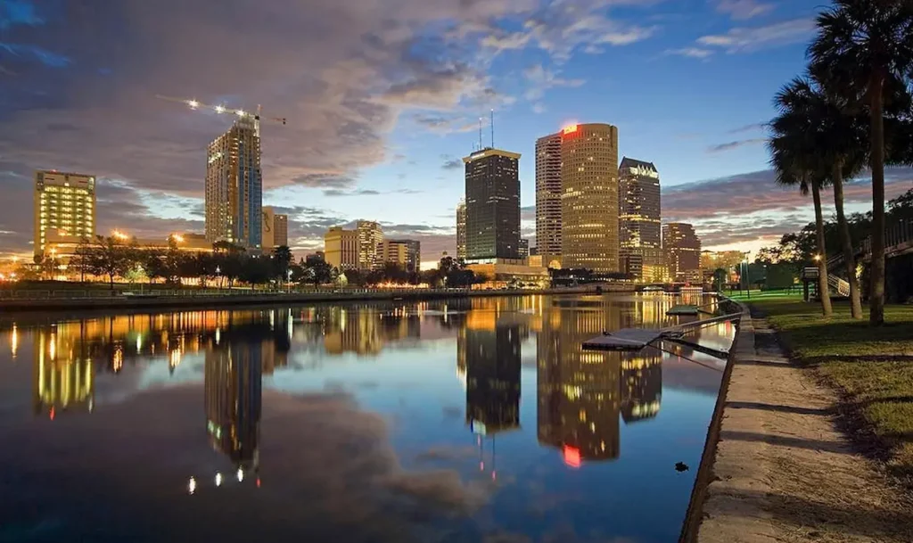 Tampa at night