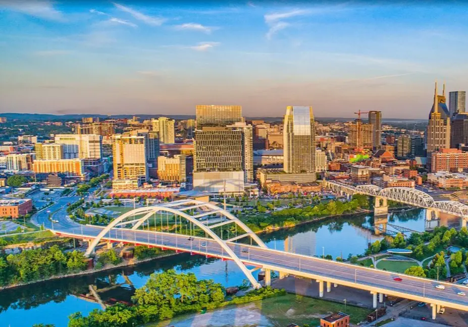 Nashville aerial view