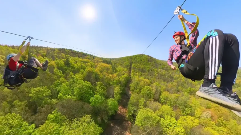 Zipline through the Berkshires at 60 MPH