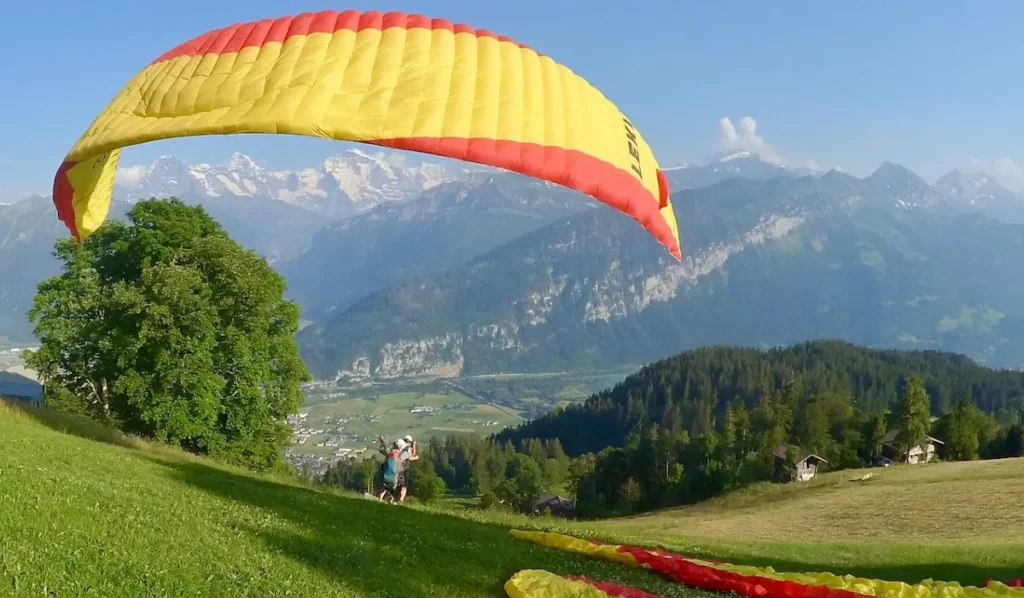 Tandem Paragliding Experience from Interlaken