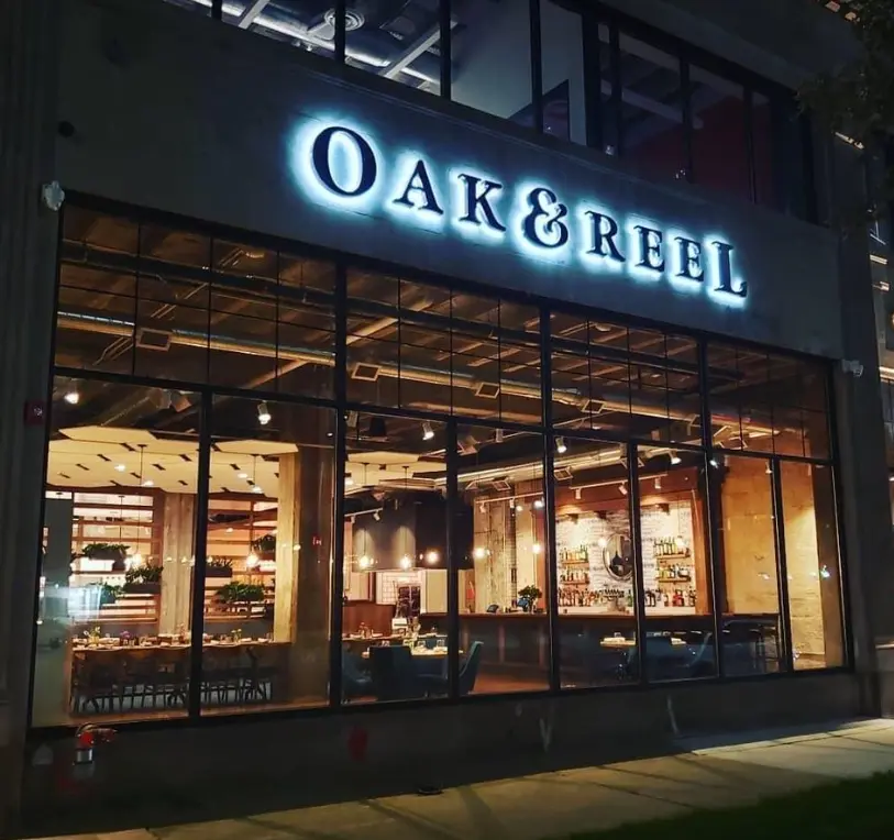 Exterior of Oak & Reel