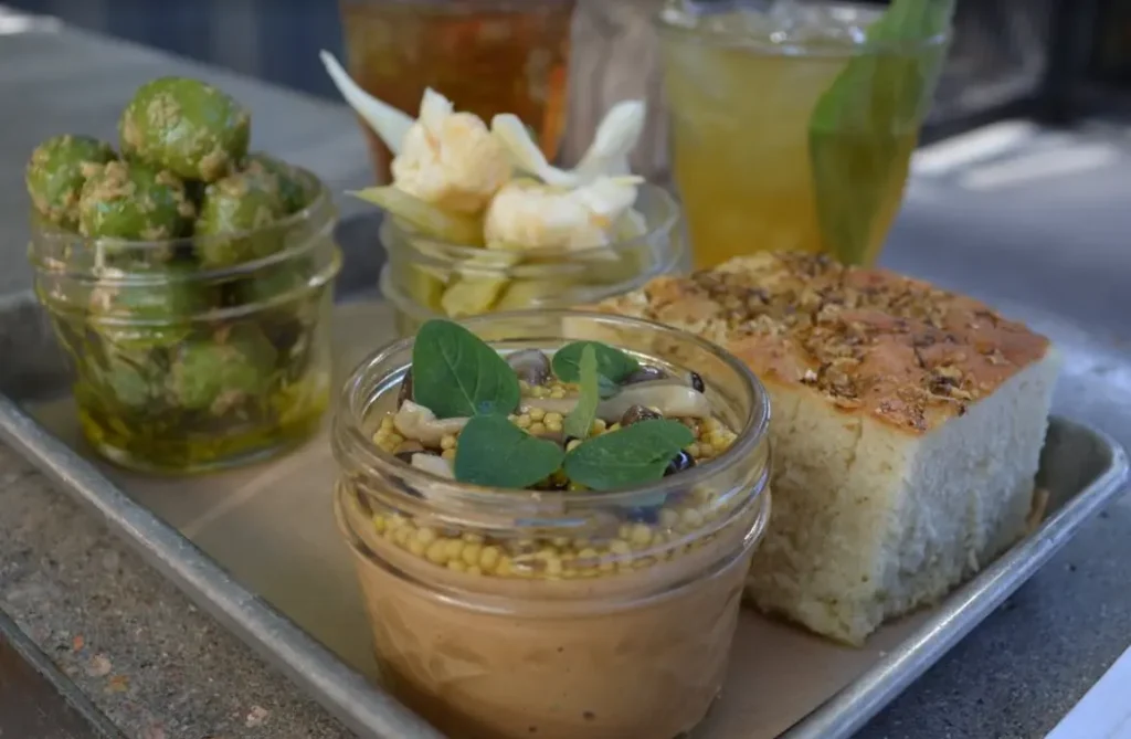 Chicken Liver Mousse and Housemade Foccacia