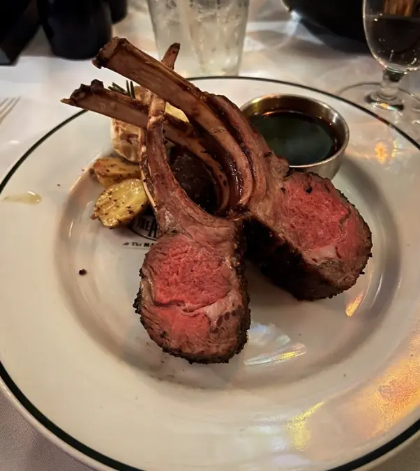 Grilled Australian Rack of Lamb